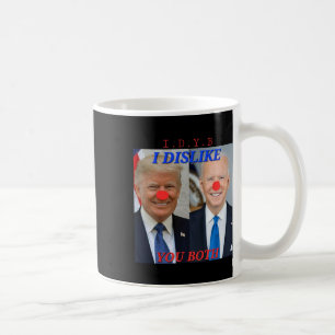 Lustiges politisches Trump Biden Clowns-Design Kaffeetasse