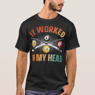 Lustiges Pool für Billardliebhaber Poolspieler T-Shirt