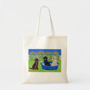 Lustiges Pool-Party Labradors Tragetasche