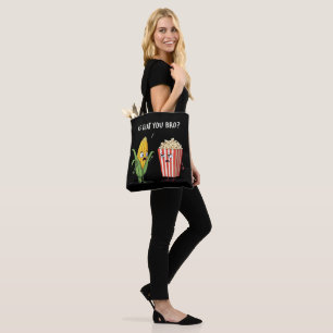 Lustiges Popcorn Süßer Kawaii-Stil Gepopptes Pop-C Tasche