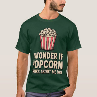 Lustiges Popcorn-Thema für Männer Frauen Erwachsen T-Shirt