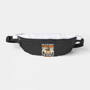 Lustiges Pug Halloween Kostümdesign für Menschen Bauchtasche