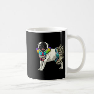 Lustiges Pug-Shirt - Hula-Tänzer Hawaii-Geschenke Kaffeetasse
