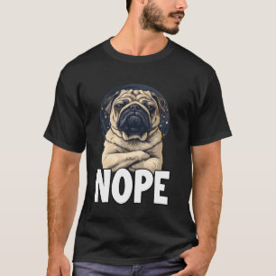 Lustiges Pug T, ideale Hundegeh-Garderobe für Hund T-Shirt