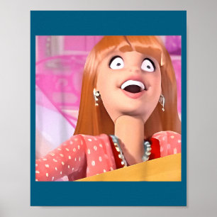 Lustiges Puppen-Gesicht-Meme Poster