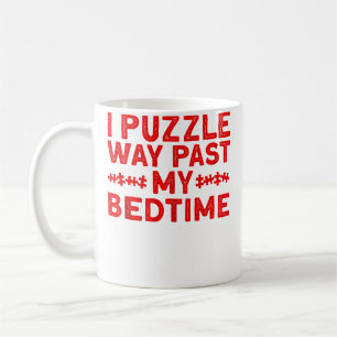 Lustiges Puzzle für Männer Frauen Puzzle-Teil Puz Kaffeetasse