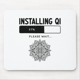 Lustiges Qigong Martial Arts Tai Chi Yoga Meditati Mousepad