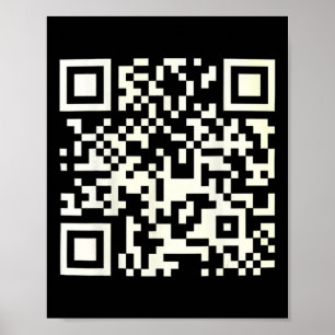 Lustiges Qr Präsident Trump 4547 T-Shirt Trump Tan Poster