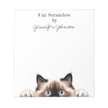 Lustiges Ragdoll-Katzen Notizbuch