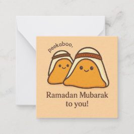 Lustiges Ramadan Mubarak für dich Mitteilungskarte