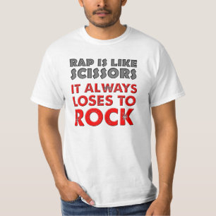 Lustiges Rap- gegen Schere, Stein, Papier-Shirt T-Shirt