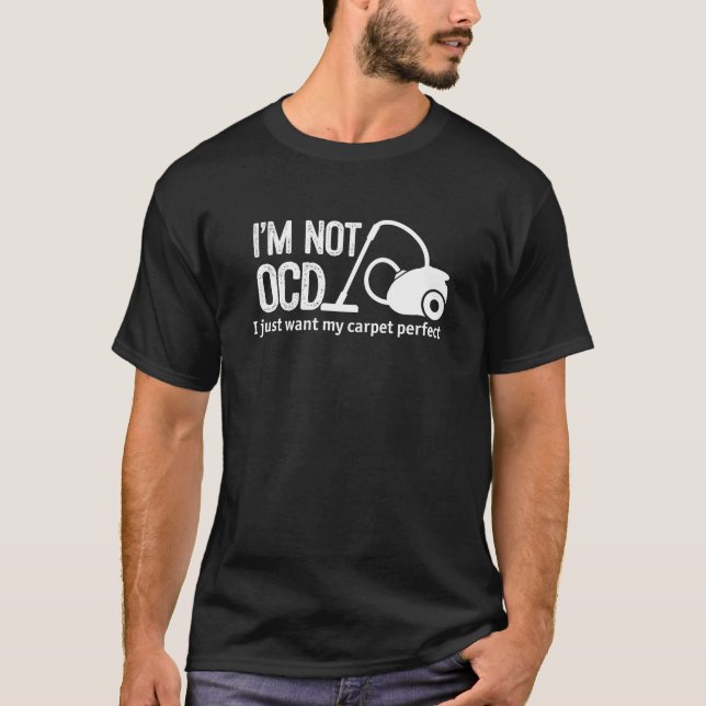 Lustiges Reinigungs-Staub saugen des T-Shirt (Vorderseite)