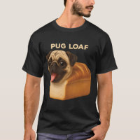 Lustiges Reinrassig Brot Süßer Mops Laib Hund Roll