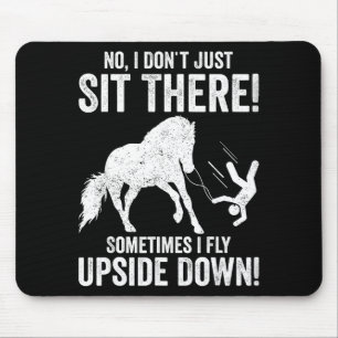 Lustiges Reitsport Pferd Vaulting Fly Ide Runter Mousepad