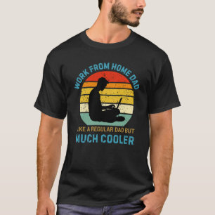 Lustiges Remote-Arbeiter-Computer-Arbeiten-von-zu- T-Shirt