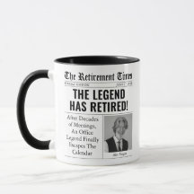 Lustiges Rentengeschenk Individuelle Zeitungs-Schl