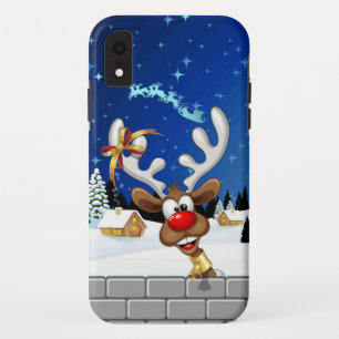 Lustiges Rentier-Gucken Weihnachten Meme Case-Mate iPhone Hülle