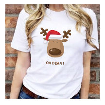 Lustiges Rentier „Oh je!“ als Geschenk für Friends