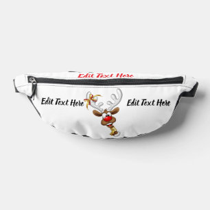 Lustiges Rentier-Spionier-Weihnachts-Meme Bauchtasche