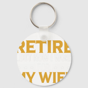Lustiges Rentner-Geschenk Ich versuchte in Rente z Schlüsselanhänger