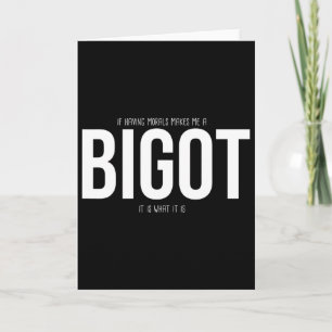 Lustiges republikanisches konservatives Geschenk B Karte