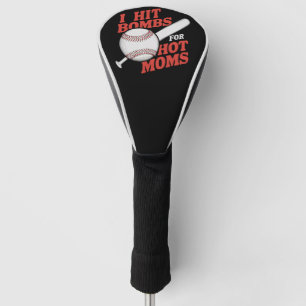 Lustiges Retro-Baseball Ich Schlage Bomben Für Hei Golf Headcover