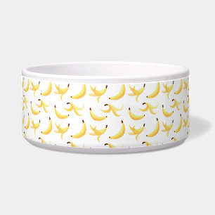 Lustiges Retro-Gelb-Bananen-Muster-Party-Bearbeitb Napf