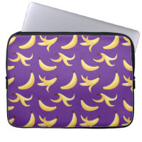 Lustiges Retro-gelbes Bananenmuster Party Editierb