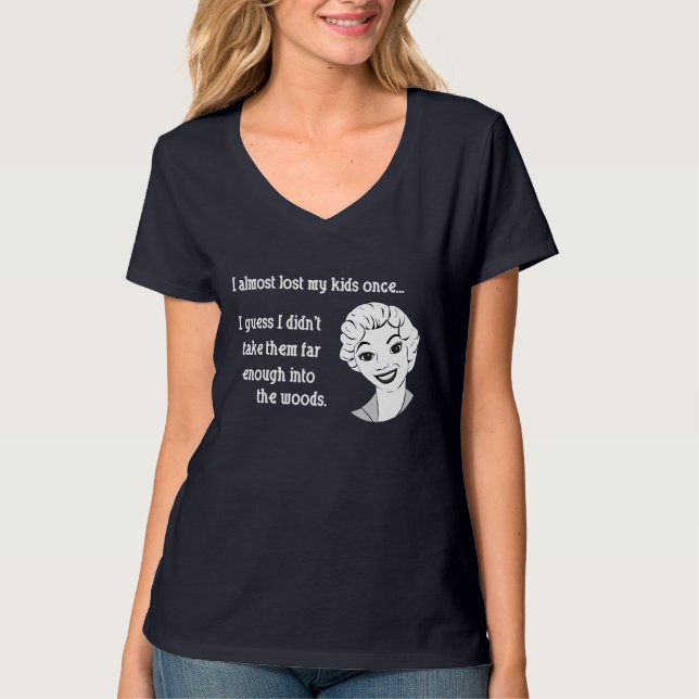 Lustiges Retro Mama-Shirt T-Shirt (Vorderseite)
