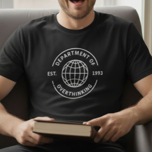 Lustiges Retro-Ministerium für Überdenker Introver T-Shirt