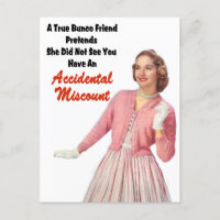 Lustiges Retro Vintage Bunco