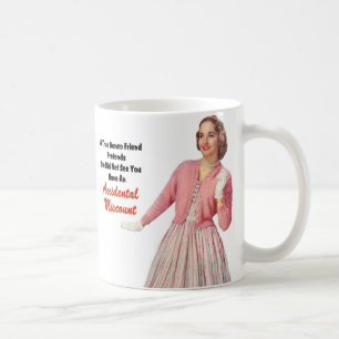 Lustiges Retro Vintages Bunco Kaffeetasse