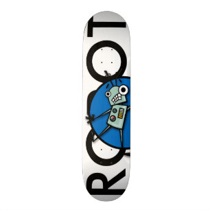 LUSTIGES ROBOTER-GRAFIK-SKATEBOARD SKATEBOARD