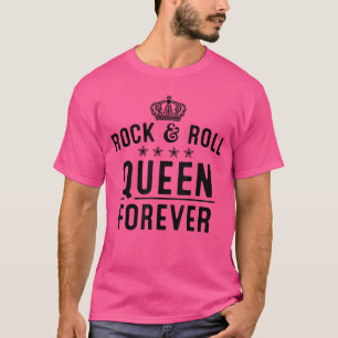 Lustiges Rock N Roll Queen Konzertgeschenk für Fra T-Shirt