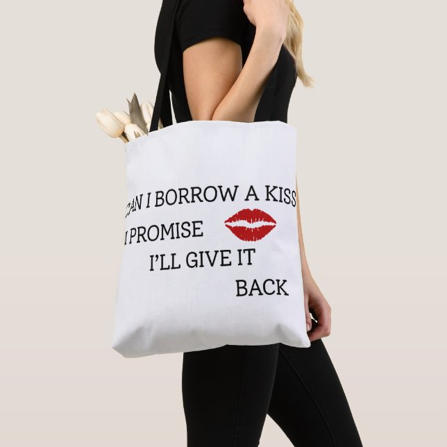 Lustiges romantisches Zitat Tasche (Von Nahem)