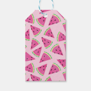Lustiges rosa tropisches Sommer-Wassermelonen-Must Geschenkanhänger