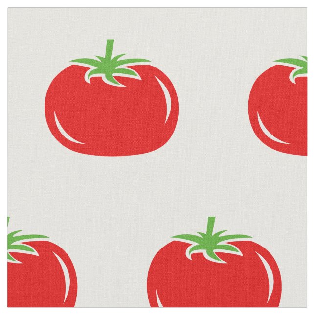 Lustiges rotes Gewebe des Tomatemusters DIY Textil Stoff (Nahaufnahme)