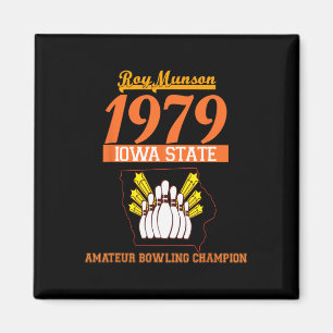 Lustiges Roy Munson King Pin Bowling T-Shirt 2 Magnet