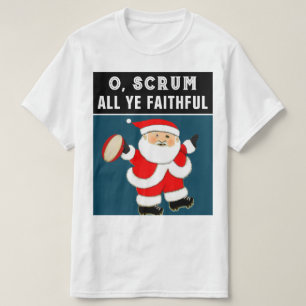 Lustiges Rugby-Weihnachts-T-Shirt T-Shirt