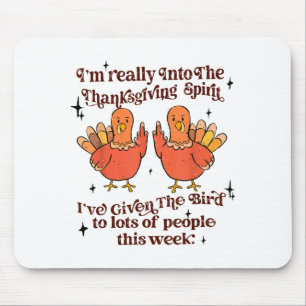 Lustiges sarkastisches Novelett-Shirt Ich habe dem Mousepad