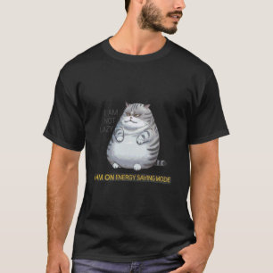 lustiges sarkastisches Tier ironisches Katzendesig T-Shirt