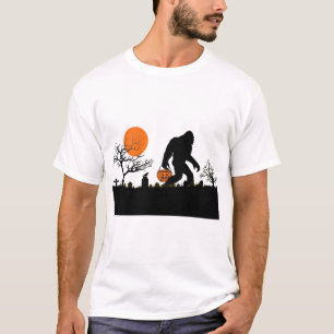 Lustiges Sasquatch-Bigfoot-Halloween-Kostüm-T-Shir T-Shirt