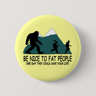 Lustiges Sasquatch Button