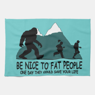 Lustiges Sasquatch Handtuch