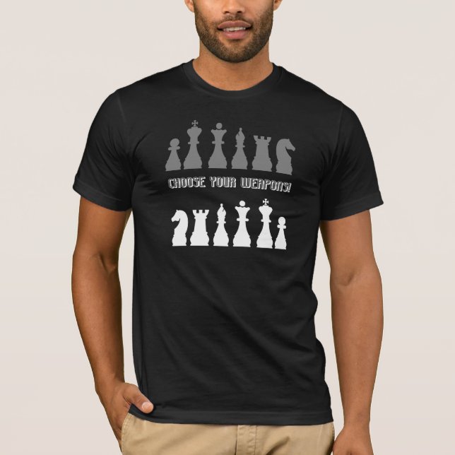 lustiges Schach T-Shirt (Vorderseite)