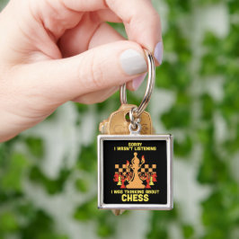 Lustiges Schach-Zitat-Geschenk für Schachspieler & Schlüsselanhänger