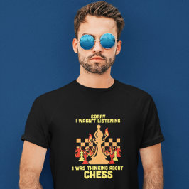 Lustiges Schach-Zitat-Geschenk für Schachspieler u T-Shirt