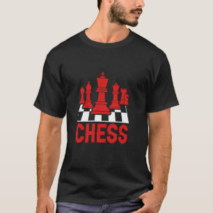 Lustiges Schachbrettspiel Schachspieler T-Shirt