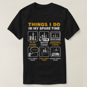Lustiges Schachliebhaber-Design für die Freizeit T-Shirt