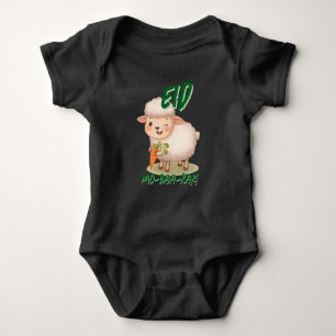 Lustiges Schaf Eid Adha Baby erstes Eid Strampler